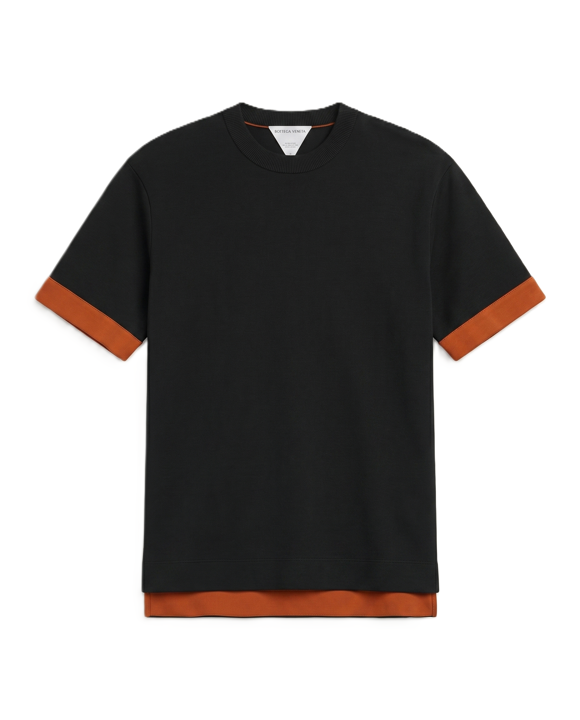 Bottega Veneta - Two-Tone Ribbed T-Shirt