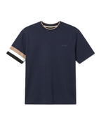 BOSS - Contrast Trim T-Shirt - Navy