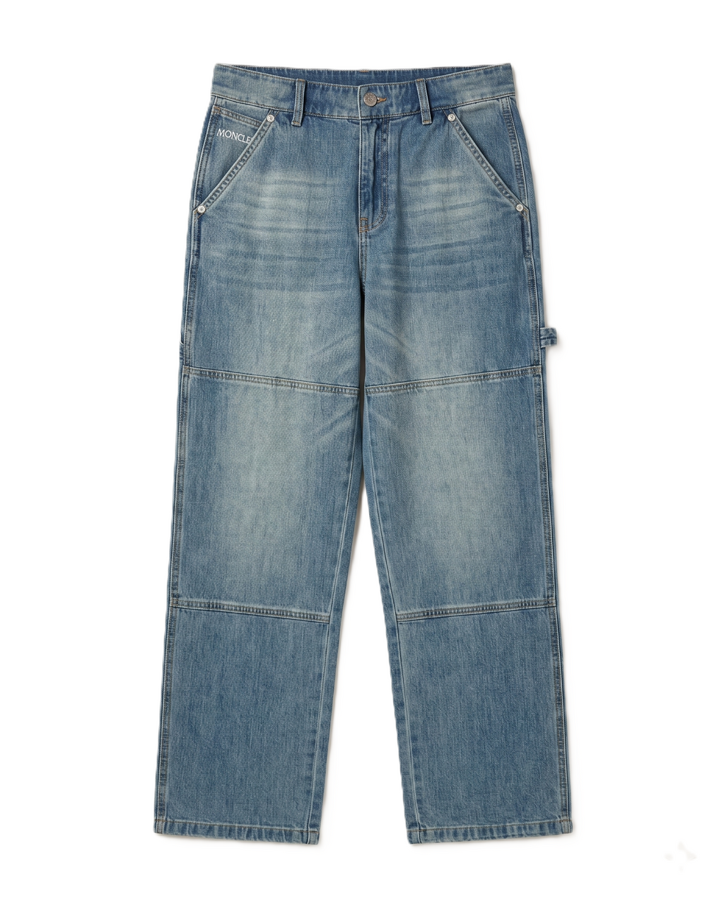 Moncler - Baggy Denim Jeans - Vintage Blue Wash