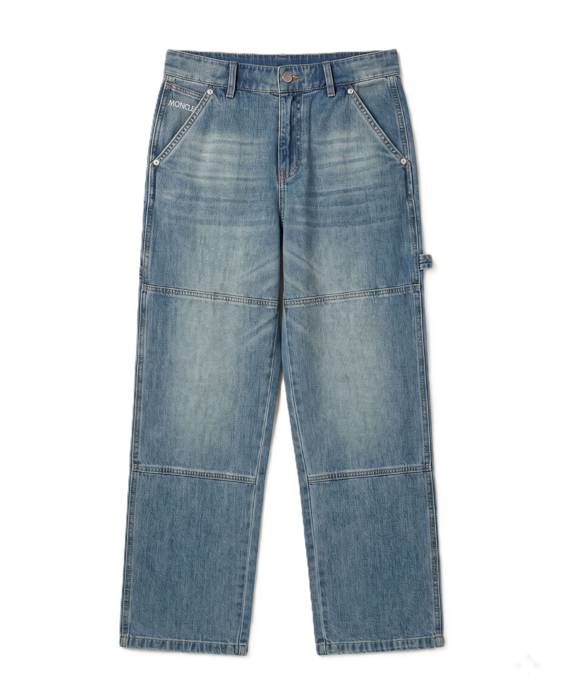Moncler - Baggy Denim Jeans - Vintage Blue Wash