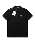 Moncler - Logo-Patch Polo T-Shirt - Black