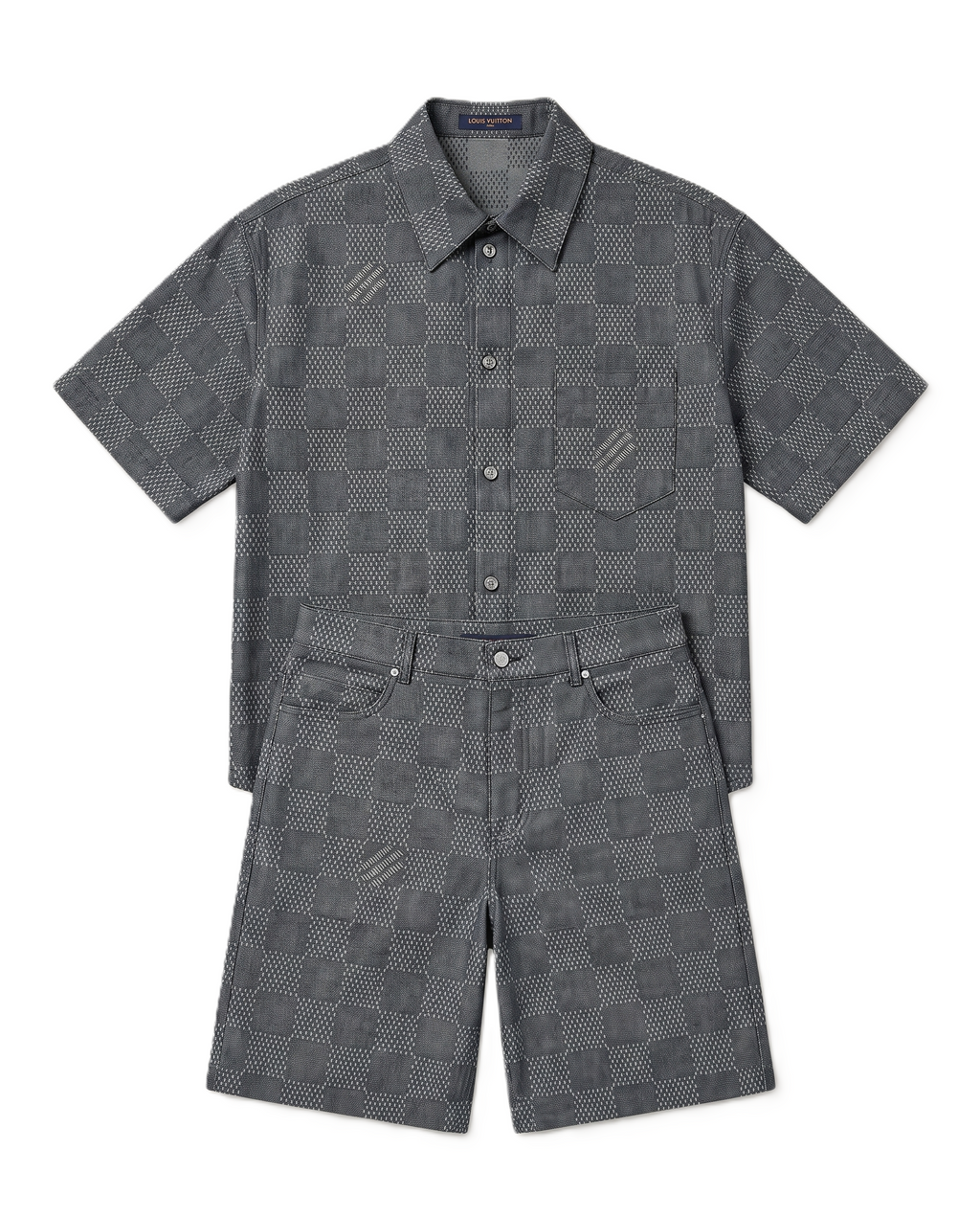 Louis Vuitton - Jacquard Co-ord Set - Charcoal Grey