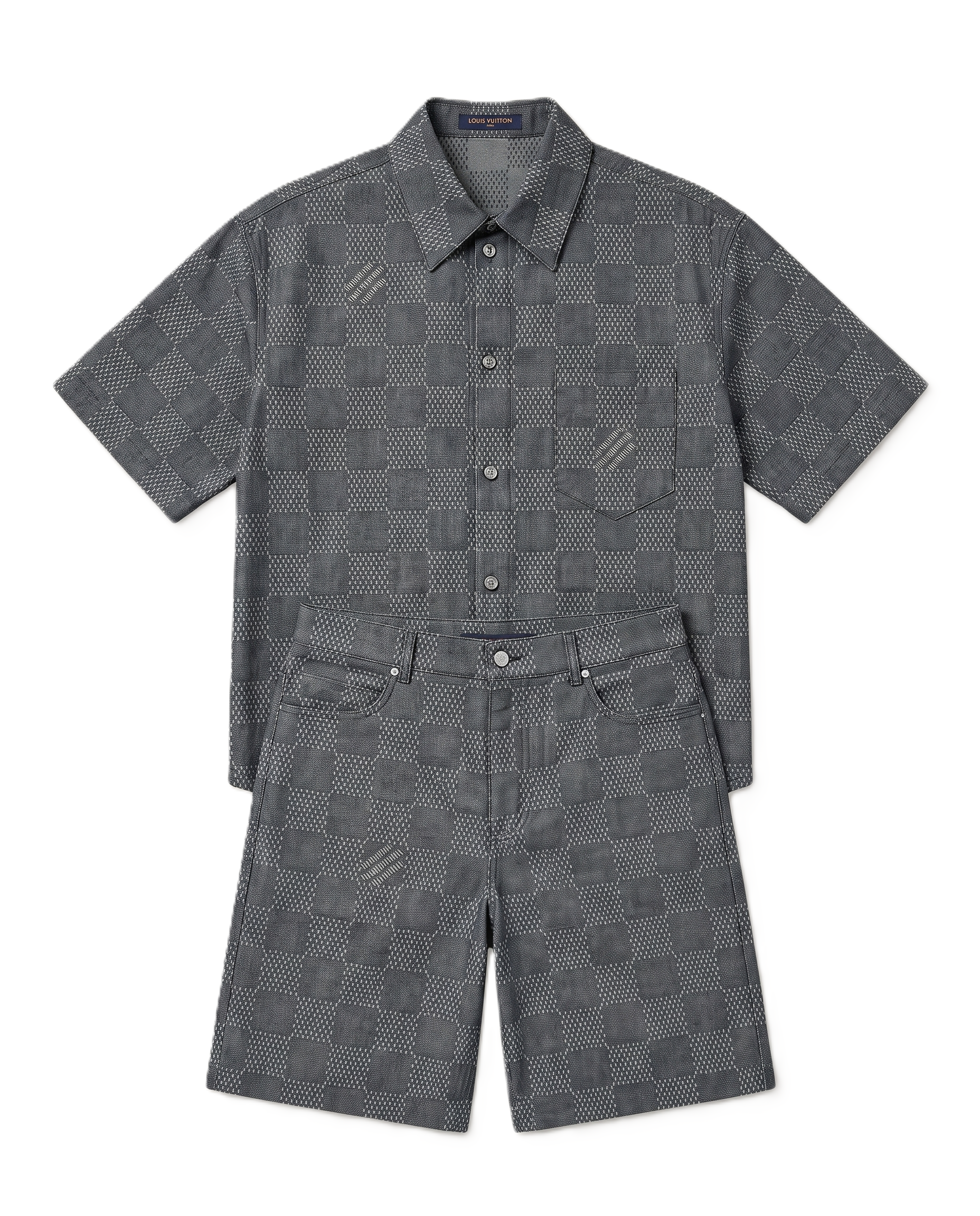 Louis Vuitton - Jacquard Co-ord Set - Charcoal Grey