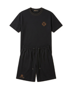 Loro Piana - Black T-shirt and Shorts Set
