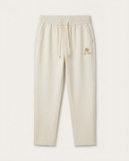 Loro Piana - Cream Drawstring Track Pants with Embroidered Logo