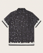 Givenchy - Rose Monogram Short-Sleeve Silk Shirt