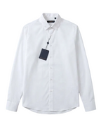 Louis Vuitton - Monogram Point Collar Dress Shirt (Optic White)