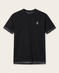 Brunello Cucinelli - Black Layered T-Shirt with Chest Monogram