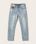 Gucci - Light Wash Straight Leg Denim Jeans