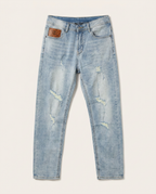 Gucci - Light Wash Straight Leg Denim Jeans