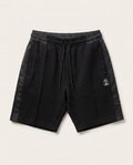 Brunello Cucinelli - Black Drawstring Sweat Shorts with Monogram