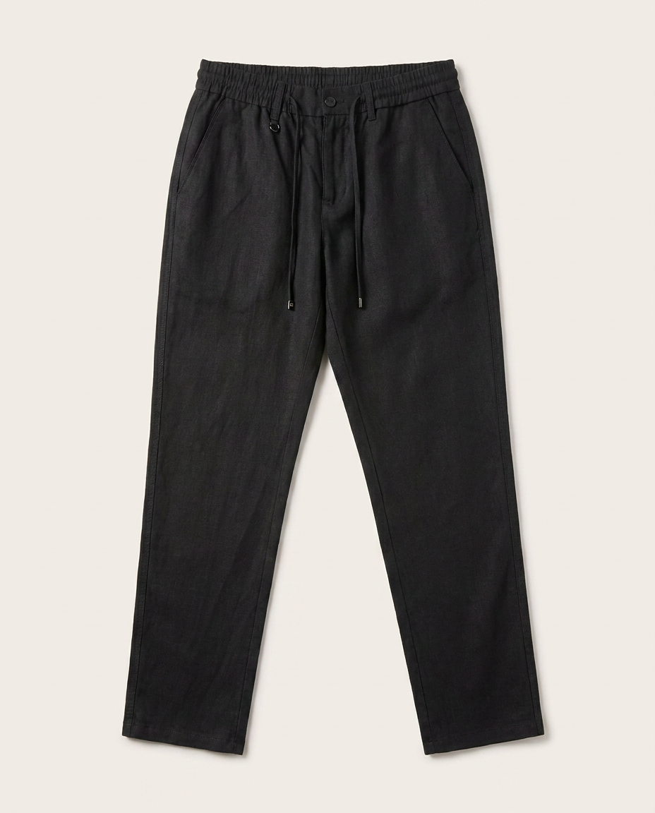 Brunello Cucinelli - Black Drawstring Cargo Trousers