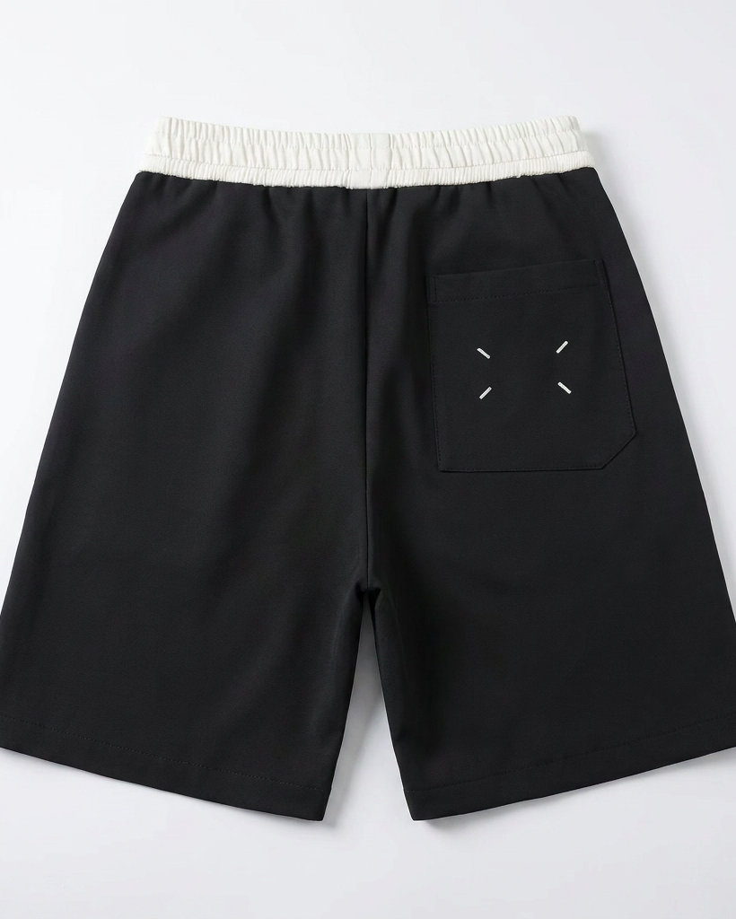 Maison Margiela - Numeric Logo Drawstring Shorts (Onyx Black)
