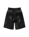 Loewe - Distressed Cargo Sweat Shorts (Washed Onyx Black)