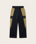 Gucci - Black & GG Monogram Drawstring Track Pants