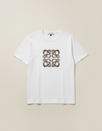 LOEWE - Anagram Embroidered Cotton T-Shirt in White/Multi