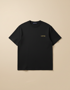 Louis Vuitton - Embroidered "L. VUITTON" Signature Cotton T-Shirt in Black