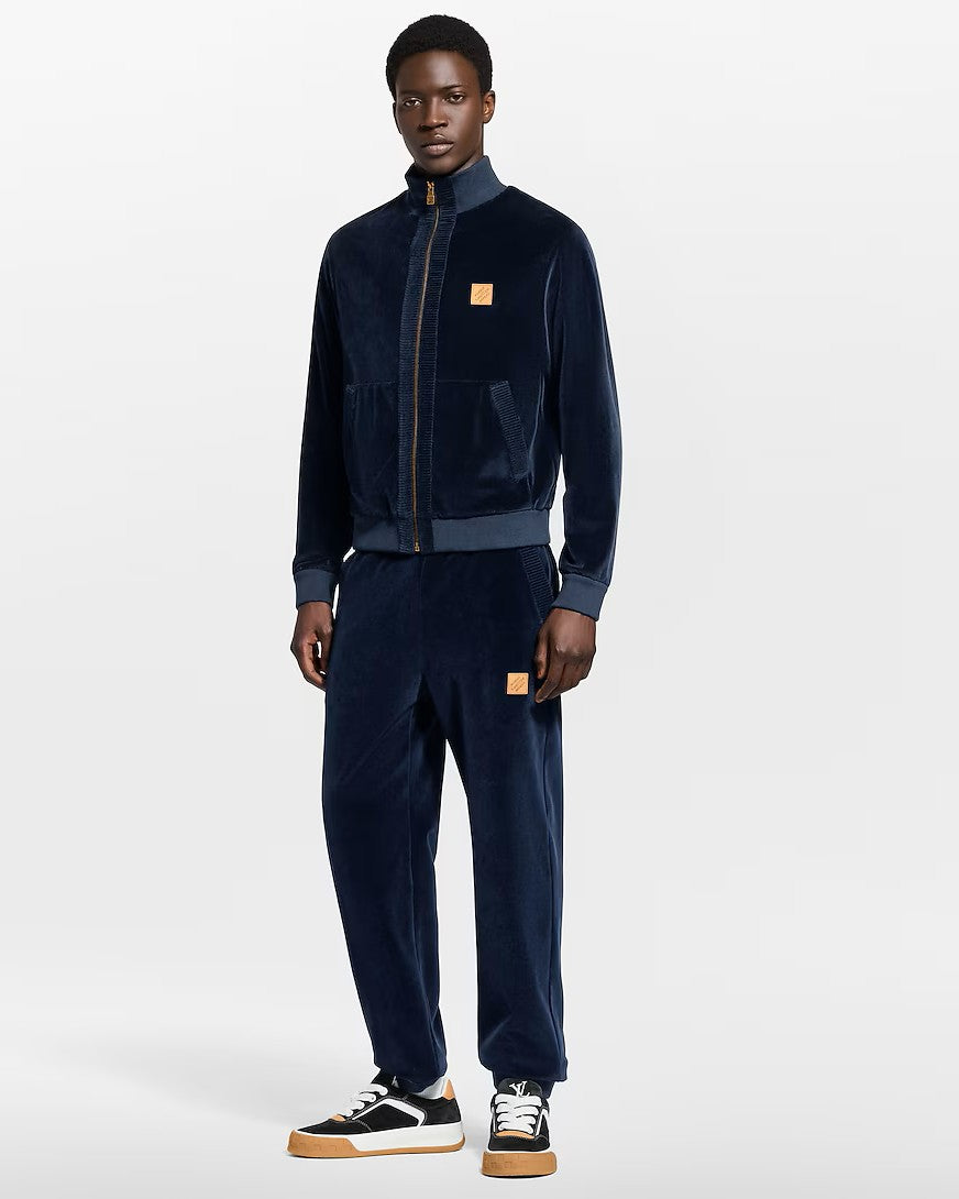 Louis Vuitton - Chic Velvet Tracksuit