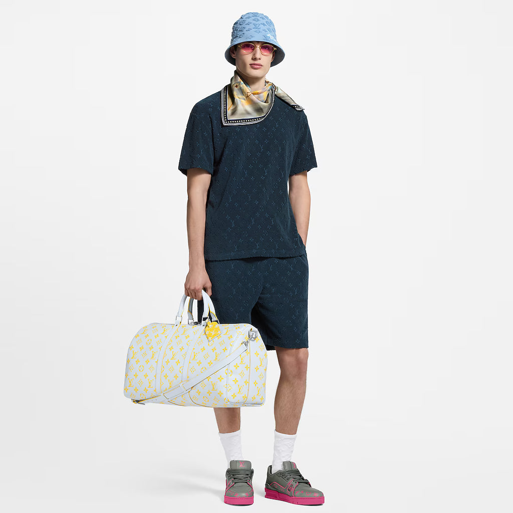 Louis Vuitton - Pink and Grey Trainer Sneaker