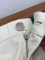 Zegna - Five-Pocket Cotton Twill Trousers - Off-White
