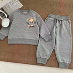Sweet shirt polo Grey& sweetbant polo Grey