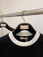 Valentino Garavani Black & Off-White Ringer Heavyweight T-Shirt