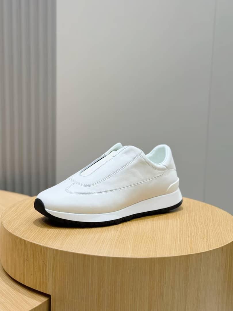 John Lobb - Men's Lift Leather Slip-On Sneakers