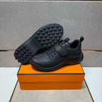 Hermès Loop Sneaker in Black Calfskin