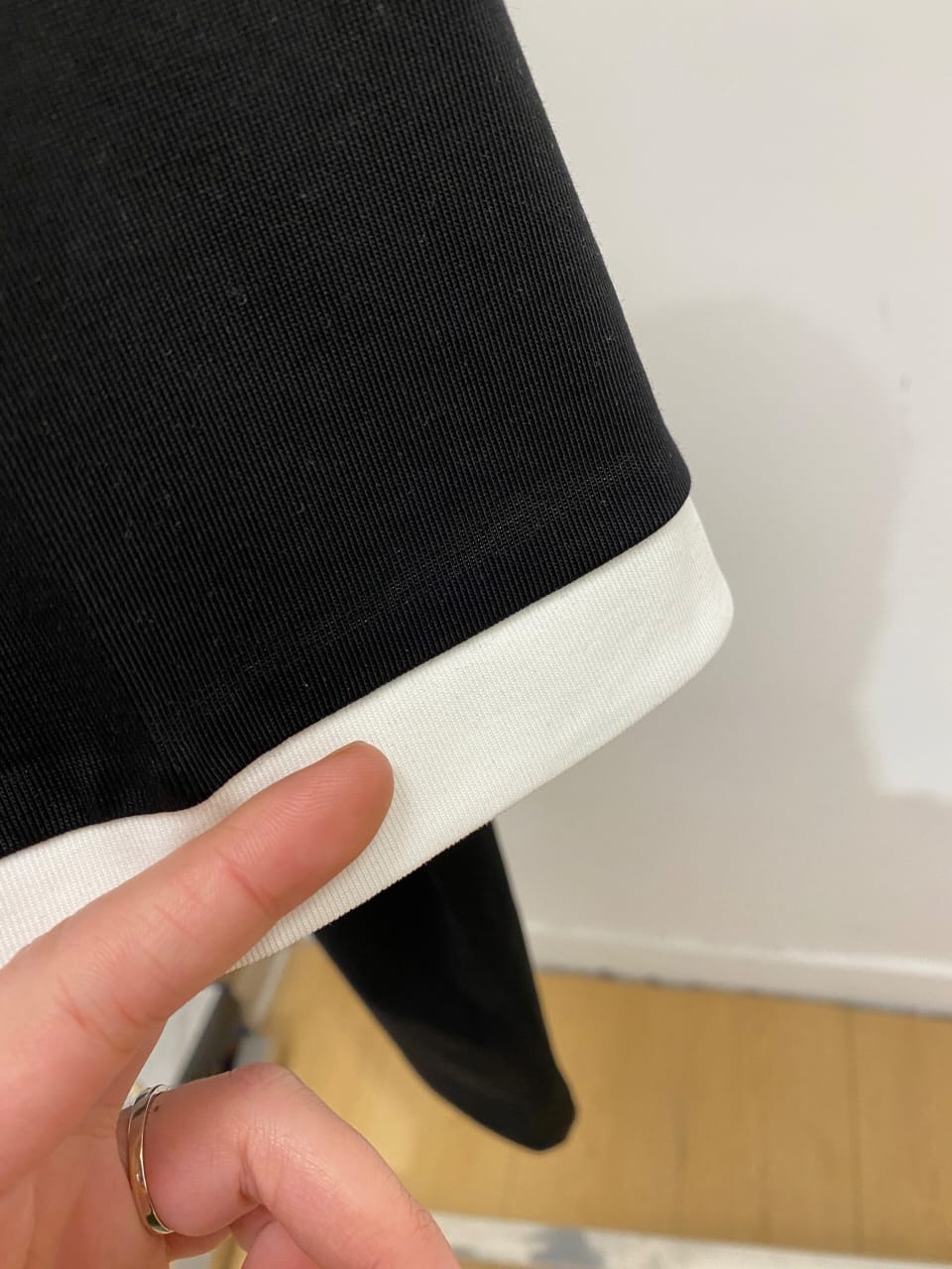 Valentino Garavani Black & Off-White Ringer Heavyweight T-Shirt