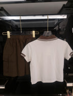 T.shirt LV White & short LV bige