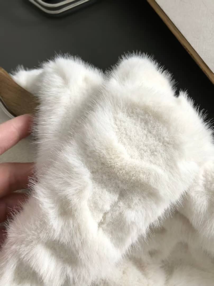 Louis Vuitton - The Cozy Chic White Faux-Fur Jacket