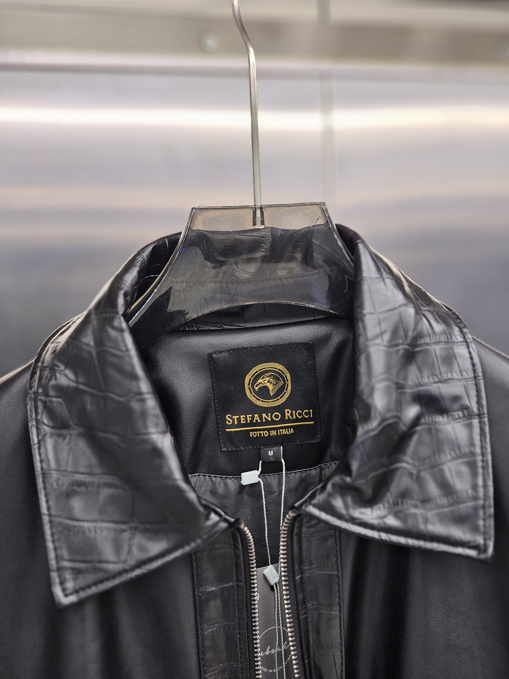 Jacket Stefano Ricci black leather