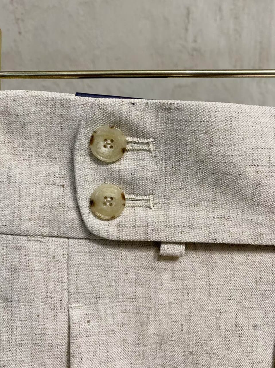 Louis Vuitton -  Pleated Trousers with Extended Waist Tab