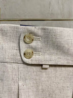 Louis Vuitton -  Pleated Trousers with Extended Waist Tab