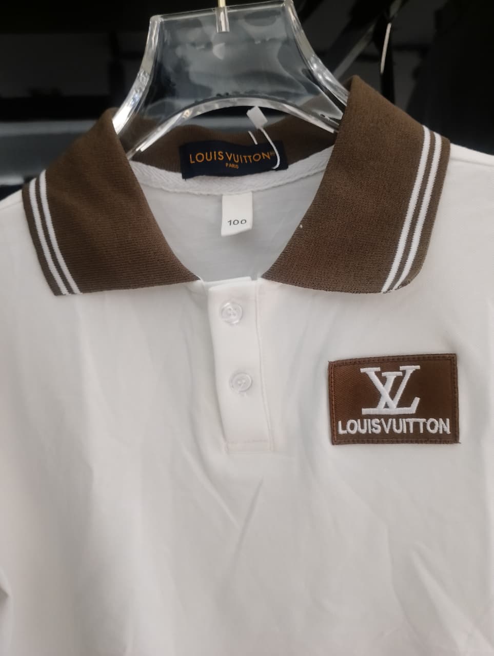 T.shirt LV White & short LV bige