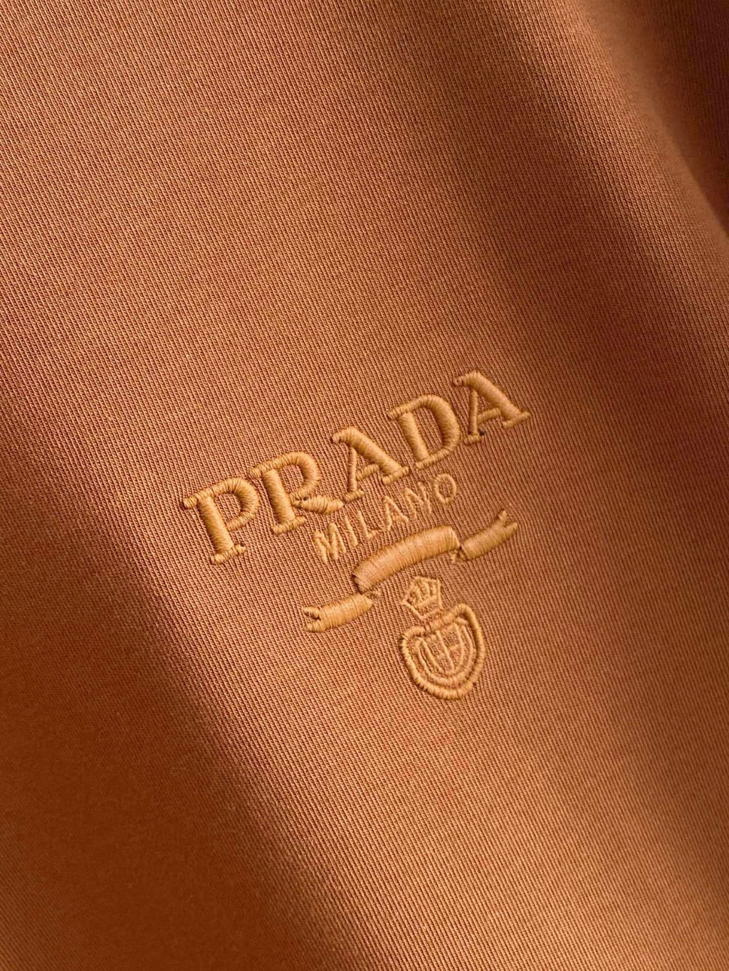 Prada - Milano Brown Cotton Crewneck Sweatshirt