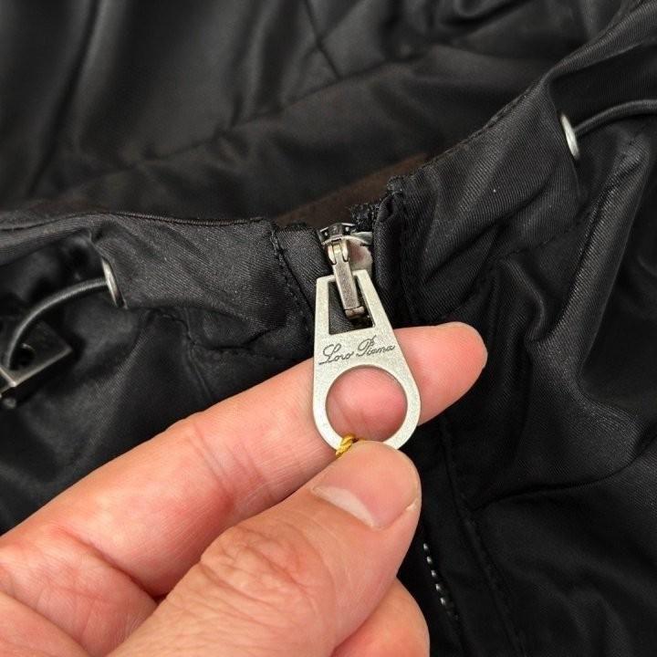 Loro Piana - Black Technical Hooded Bomber Jacket