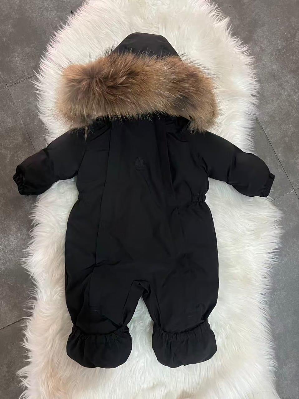 New born Moncler Black