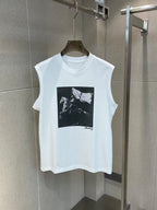 Burberry Equestrian Knight Graphic Sleeveless Top
