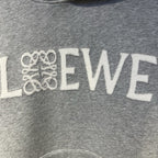 Loewe - Grey Anagram Embroidered Hoodie