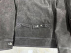 Thom Browne - Contrast Stitch Suede Shirt Jacket - Brown