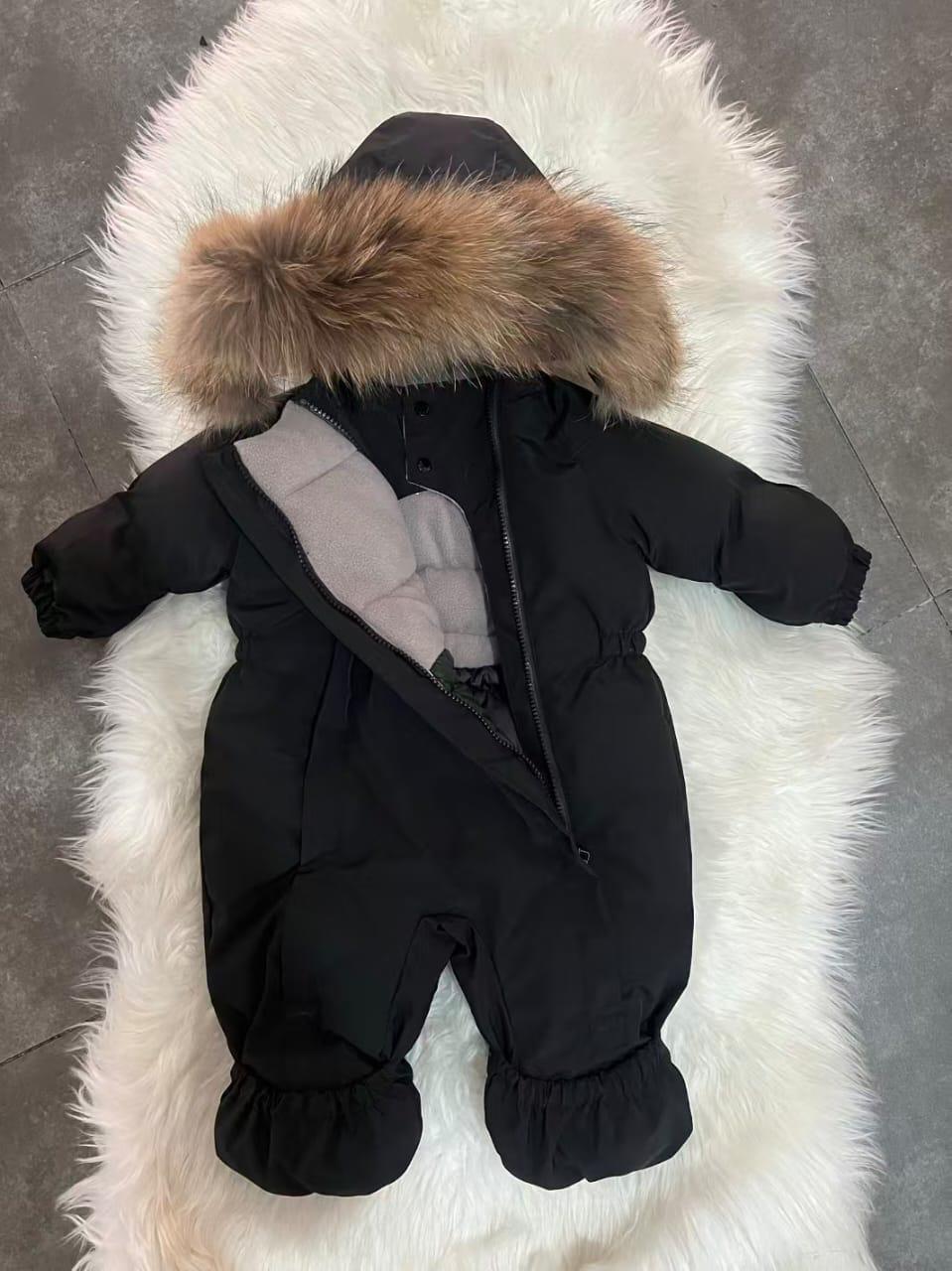 New born Moncler Black