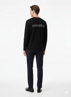 Louis Vuitton - Black Knit Logo Henley