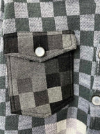 Louis Vuitton Distressed Damier Knit Cardigan