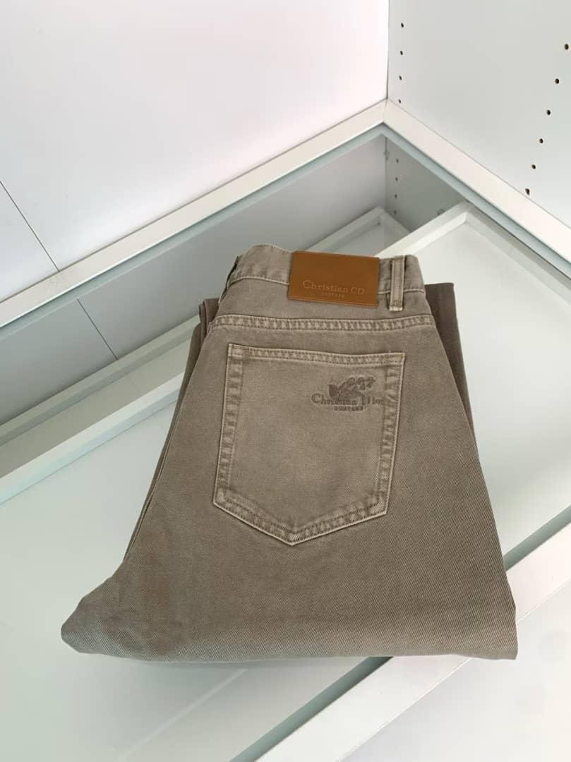 Dior - Men's Sand Washed Straight-Leg Denim Jeans