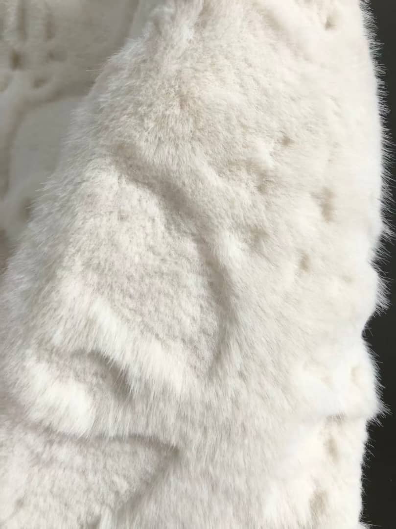 Louis Vuitton - The Cozy Chic White Faux-Fur Jacket