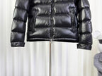 Moncler Men's Black Maya Hooded Short Down Jacket