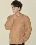 Prada - Camel Knit Crewneck Sweater