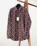 Louis Vuitton - Monogram Chain-Link Button-Up Shirt