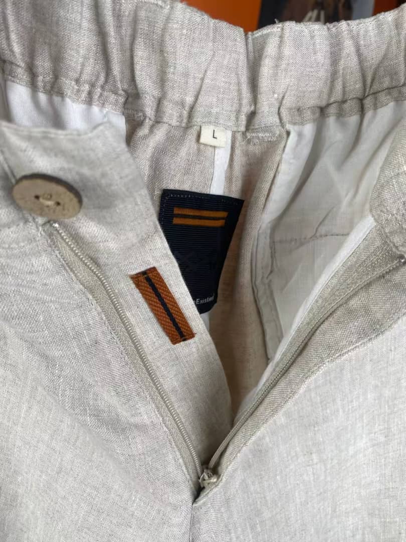 Men's Summer Linen Suit – Tailored Blazer and Pants Two-Piece Set